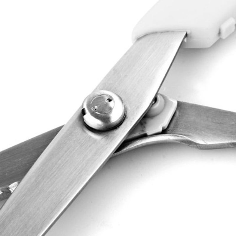 BlueSnail مقص قماش احترافي من ستانلس ستيل بزاوية مريحة من بلو سنيل (9.5 بوصة، مسنن، أخضر) - Image 4